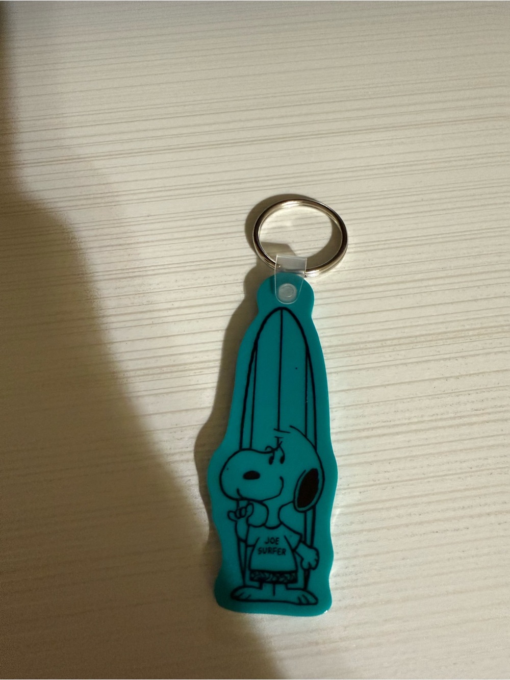 Snoopy’s surf shop keychain